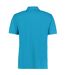 Polo À Manches Courtes Homme Turquoise Kustom Kit-2