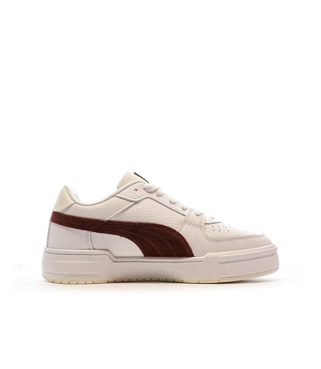Baskets blanches/bordeaux homme puma pro classic 387327-2