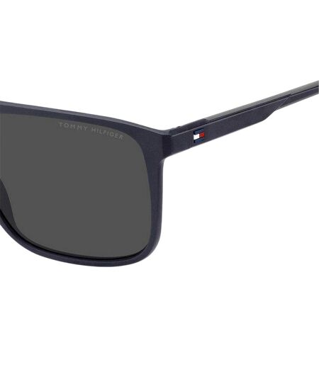 Mens Square Sunglasses One Size Blue Grey Tommy Hilfiger