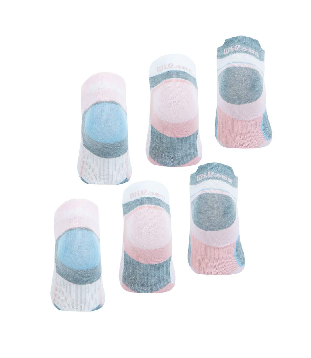 Lot de 6 paires de chaussettes basses femme Lifestyle Wilson