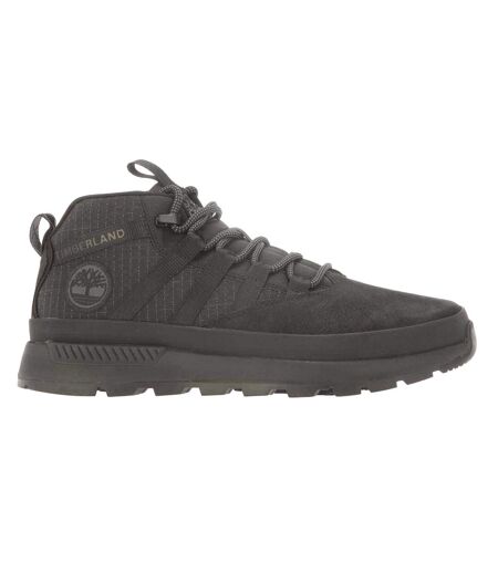 Mens Euro Trekker Lace Up Low Cut Walking Boots Black Timberland