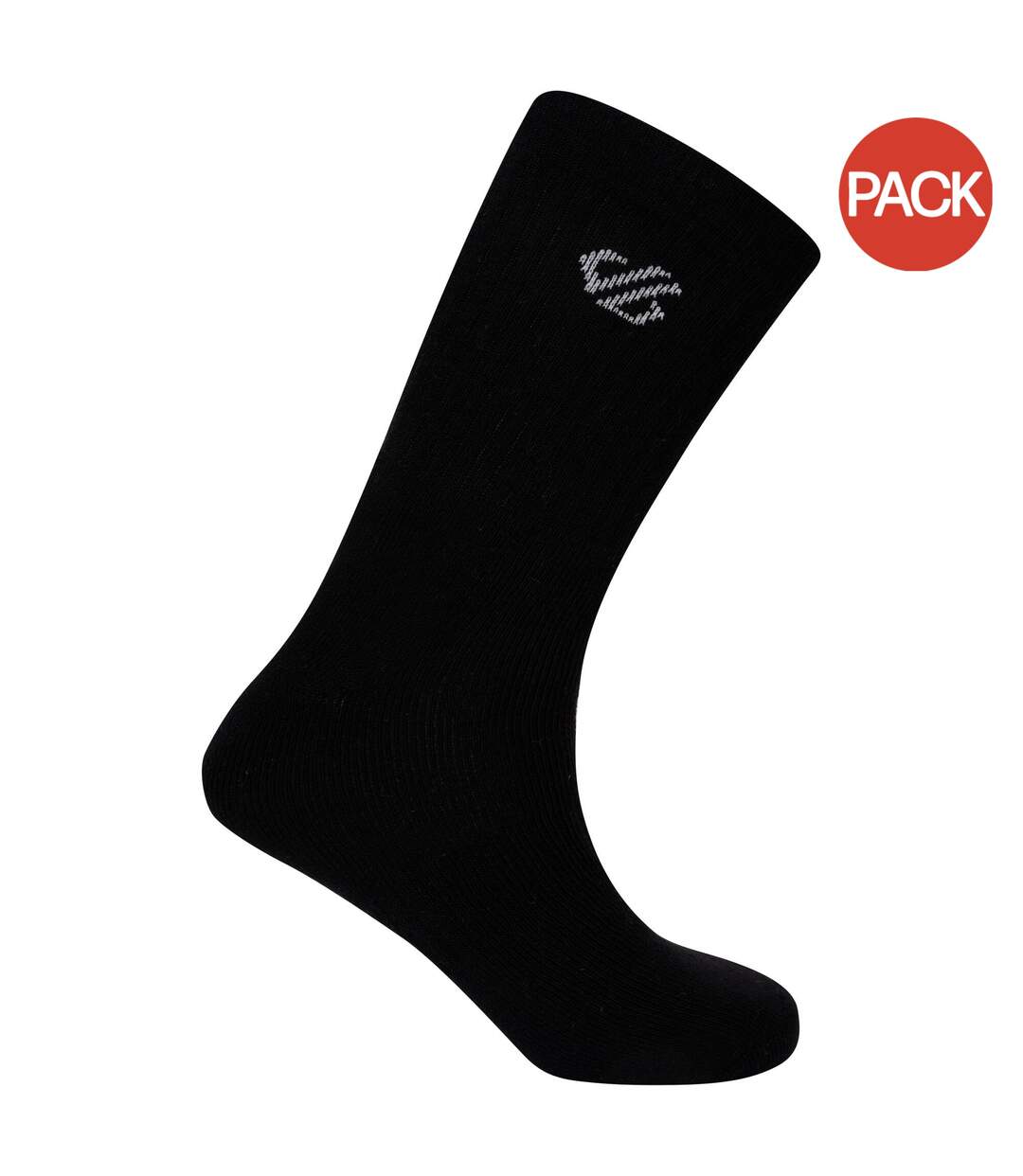 Dare 2B Unisex Adult Essentials Sports Ankle Socks (Pack of 3) (Black) - UTRG5434