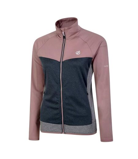 Dare 2B Womens/Ladies Ritual II Core Recycled Jacket (Dusky Rose/Orion Grey/White) - UTRG6810