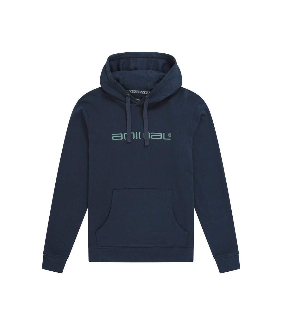 Mens Driver Logo Organic Hoodie Navy Animal-1