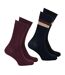 Lot de 2 paires de mi-chaussettes homme Coton Peigné