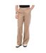 Pantalon straight beige femme vero moda barba-1