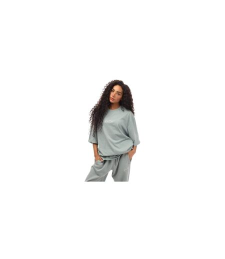 Mens Signature Logo Oversized T-shirt Moss Hype