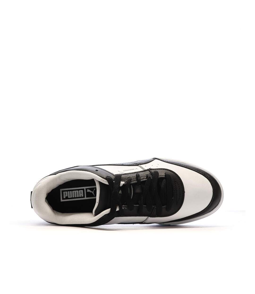 Baskets blanche/noires homme puma 393280-05-4
