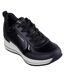 Womens/ladies billion 2 fine shine trainers black Skechers