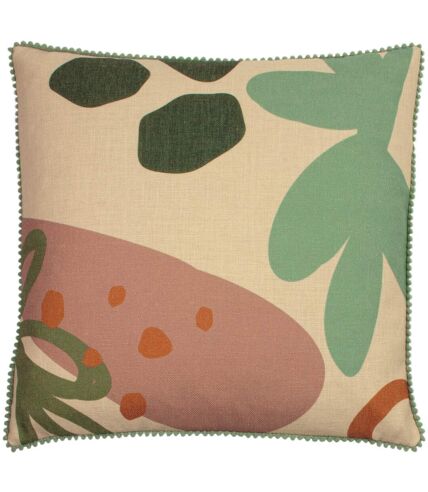 Furn Blume Throw Pillow Cover (Natural/Green/Blush) (One Size)