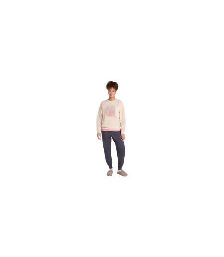 Sweat Motif/style Graphique Dakota Femme Crème Animal