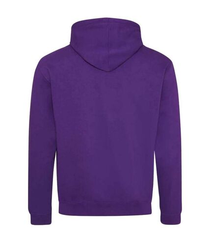 Sweat à capuche varsity femme violet / jaune Awdis