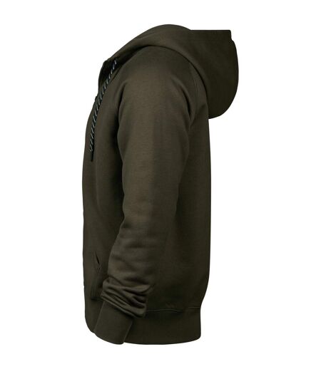 Veste À Capuche Fashion Homme Olive Foncé Tee Jays