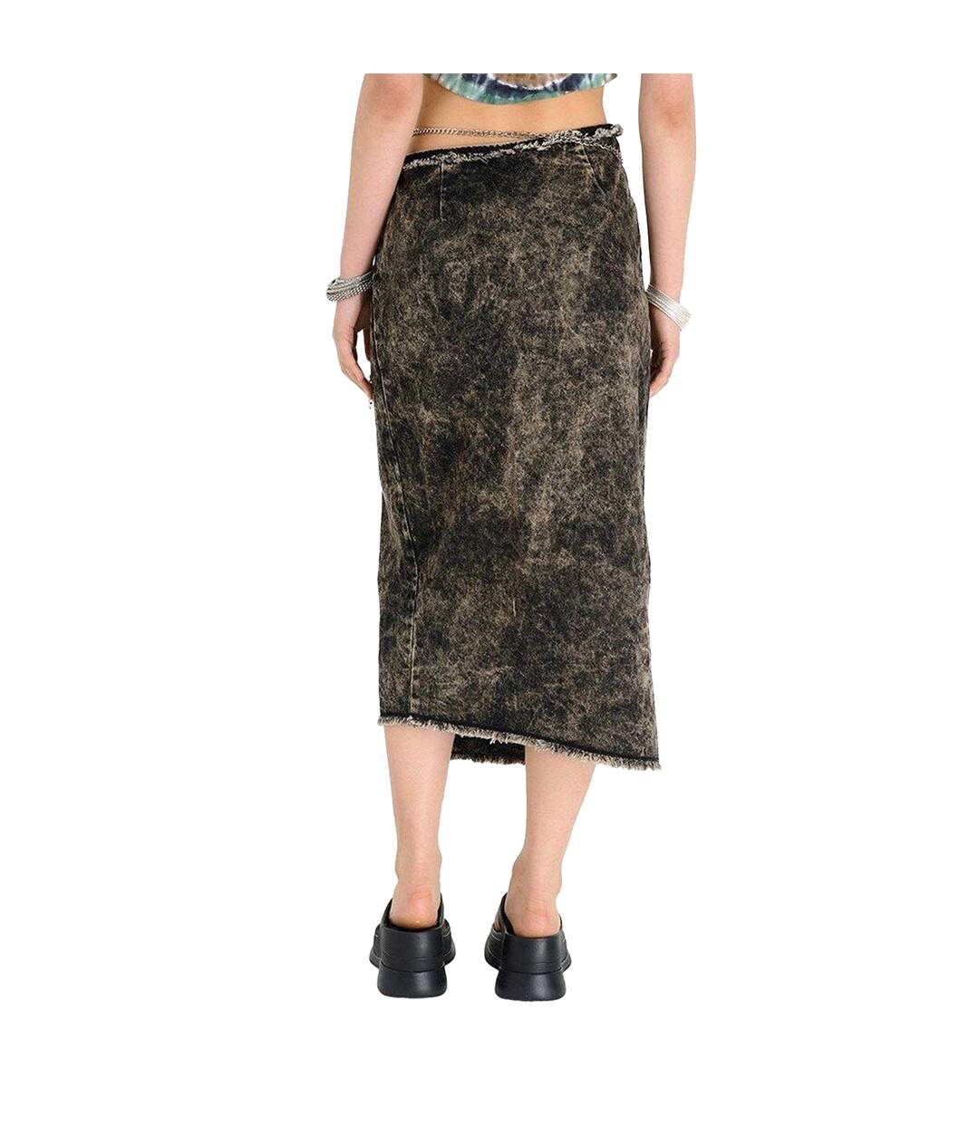 Jupe Longue Rune Femme Marron The Ragged Priest-2