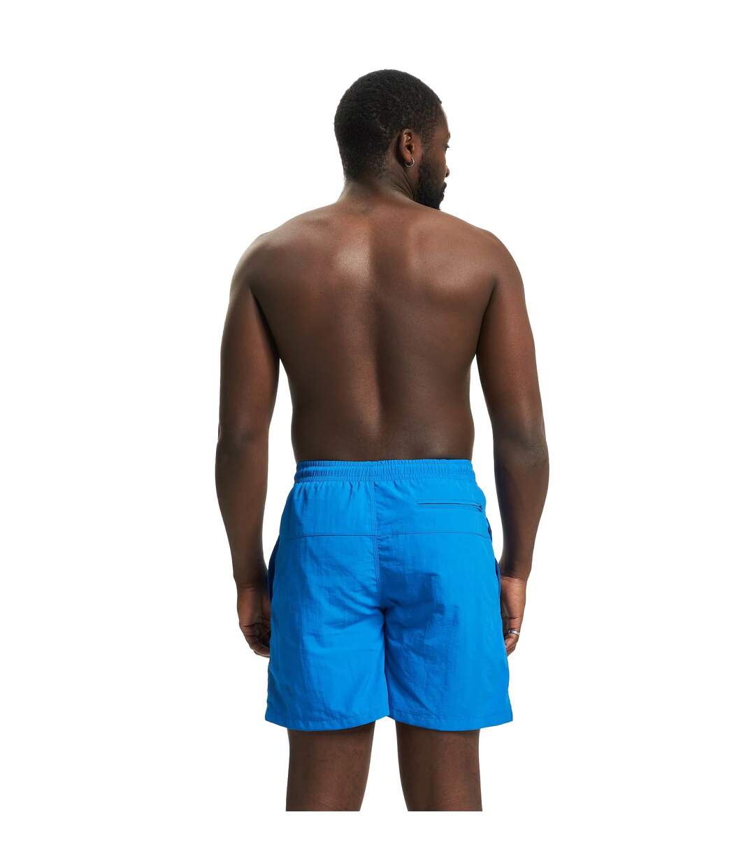 Short De Bain Motif/style Bloc Homme Bleu Cobalt Urban Classics-3