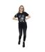 Disney Femme/Les femmes The Jugle Book Mowgli Tale Coton Boyfriend T-Shirt (Noir) - UTBI28327-4
