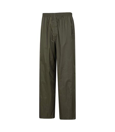 Pantalon de pluie pakka homme kaki foncé Mountain Warehouse