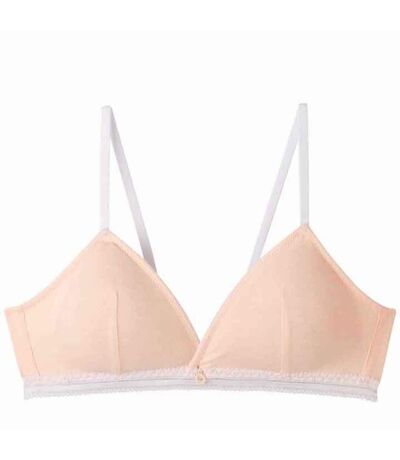 Soutien-gorge triangle mousses amovibles rose Lulu