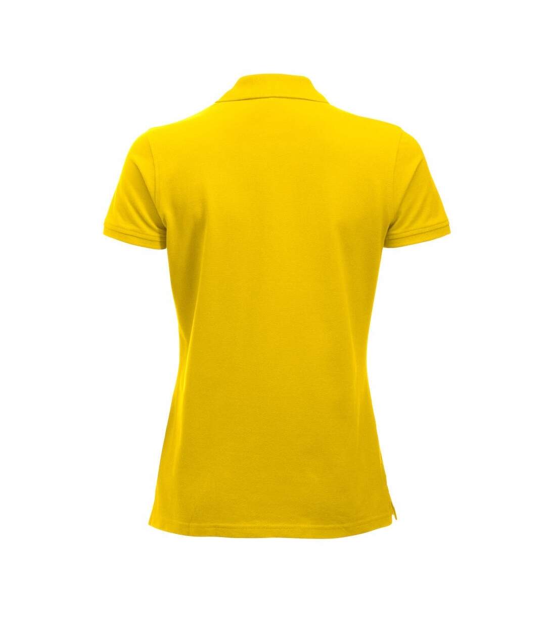 Womens/ladies marion polo shirt lemon Clique-2