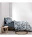 Parure de Lit Réversible 3 Pièces Hera 240x220cm Bleu-3
