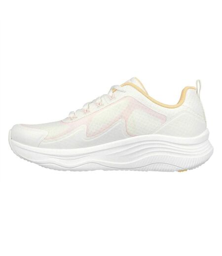 Womens/ladies D´lux Fitness Running Trainers Natural Skechers