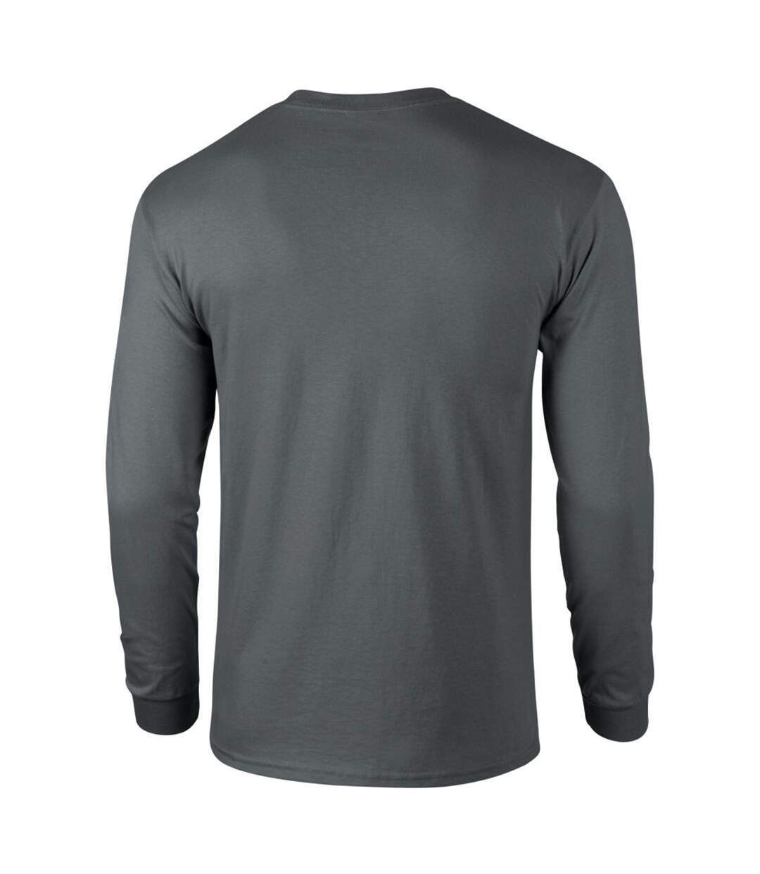 T-shirt uni à manches longues Gildan pour homme (Gris foncé) - UTBC477