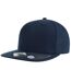 Unisex adult james 6 panel recycled polyester snapback cap navy Atlantis-4