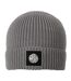 Mens Ribbed Beanie Grey Pretty Green-1
