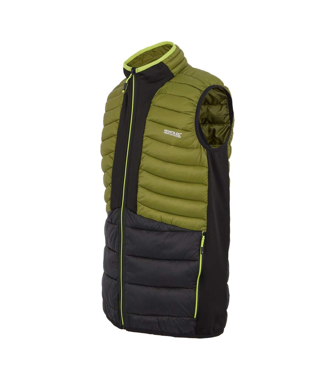 Veste sans manches leedre homme vert néphrite / noir Regatta-3