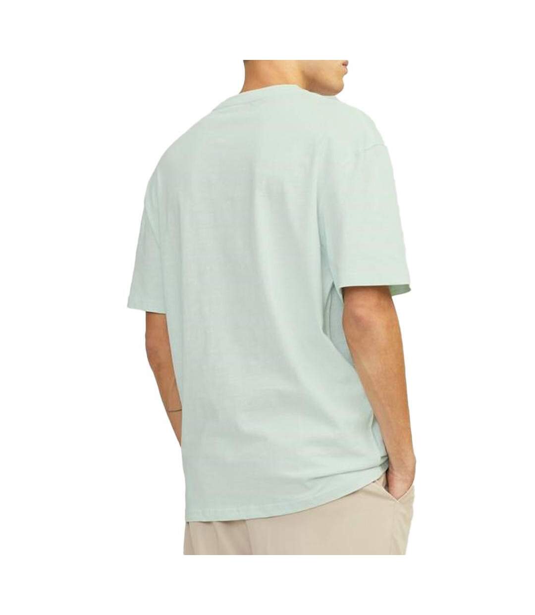 T-shirt bleu homme jack & jones 12250436004-2