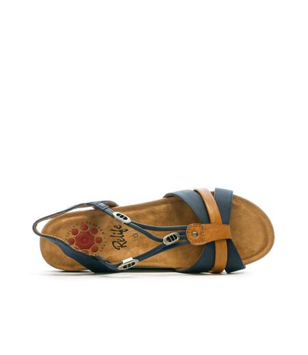Sandales marine femme relifejyltane