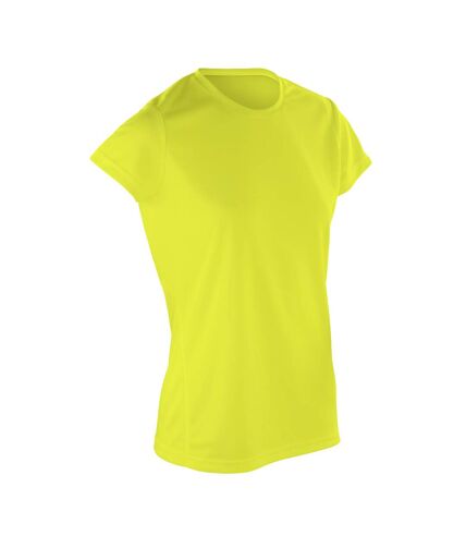 Spiro Womens/Ladies Sports Quick-Dry Short Sleeve Performance T-Shirt (Lime Green) - UTRW1490