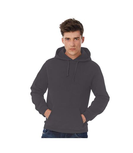 B&C Adults Unisex ID. 203 50/50 Hooded Sweatshirt (Anthracite)