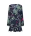 Robe Portefeuille Motif/style Floral Jane Femme Noir Vero Moda-1