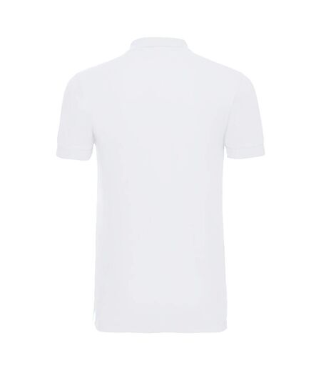 Polo À Manches Courtes En Stretch Pour Hommes Blanc Russell