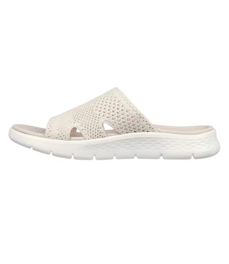 Womens/ladies Go Walk Flex Sports Sandals Natural Skechers