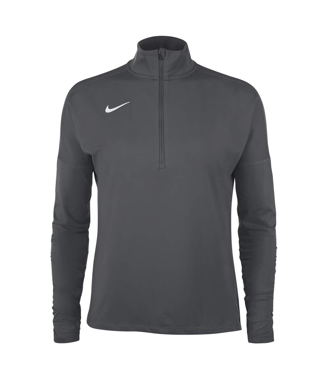 Womens/ladies Funnel Neck Regular Long-sleeved Top Anthracite Nike-1