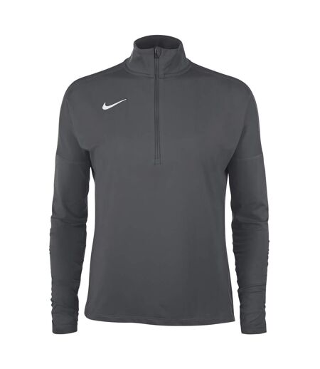 Womens/ladies Funnel Neck Regular Long-sleeved Top Anthracite Nike