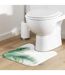 Tapis Contour WC Havane 45x45cm Blanc-5