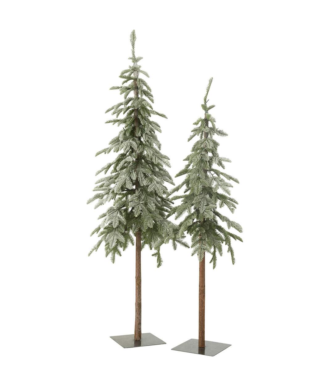 Sapin de Noël Déco Enneigé à LED Reynaldo 145cm Vert-5