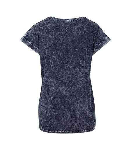 T-shirt Femme Indigo Blanc Build Your Brand