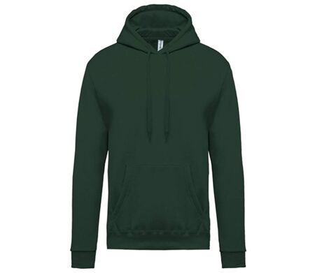 Sweat-shirt à capuche - Unisexe - K476 - vert forêt