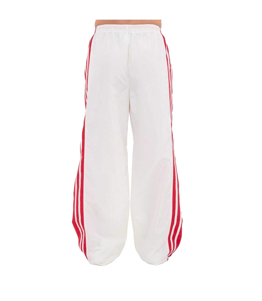 Womens/ladies Side Stripe Relaxed Fit Joggers White I Saw It First-3