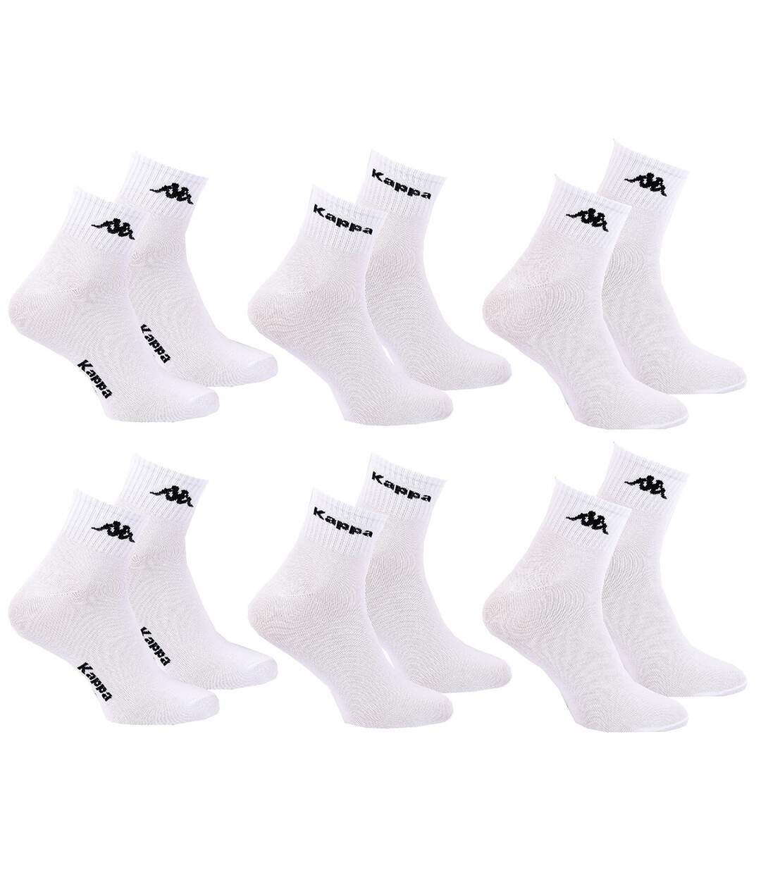 Chaussettes Homme QUARTER KAPPA Pack de 6 Paires 7467