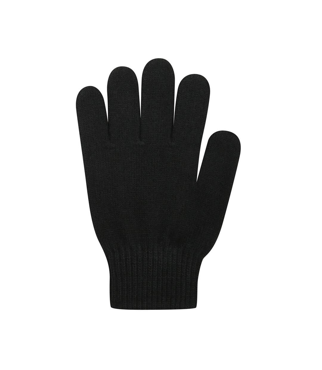 Knitted Gloves One Size Black Umbro-2