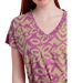 Robe estivale manches courtes Pink And Green Admas-4
