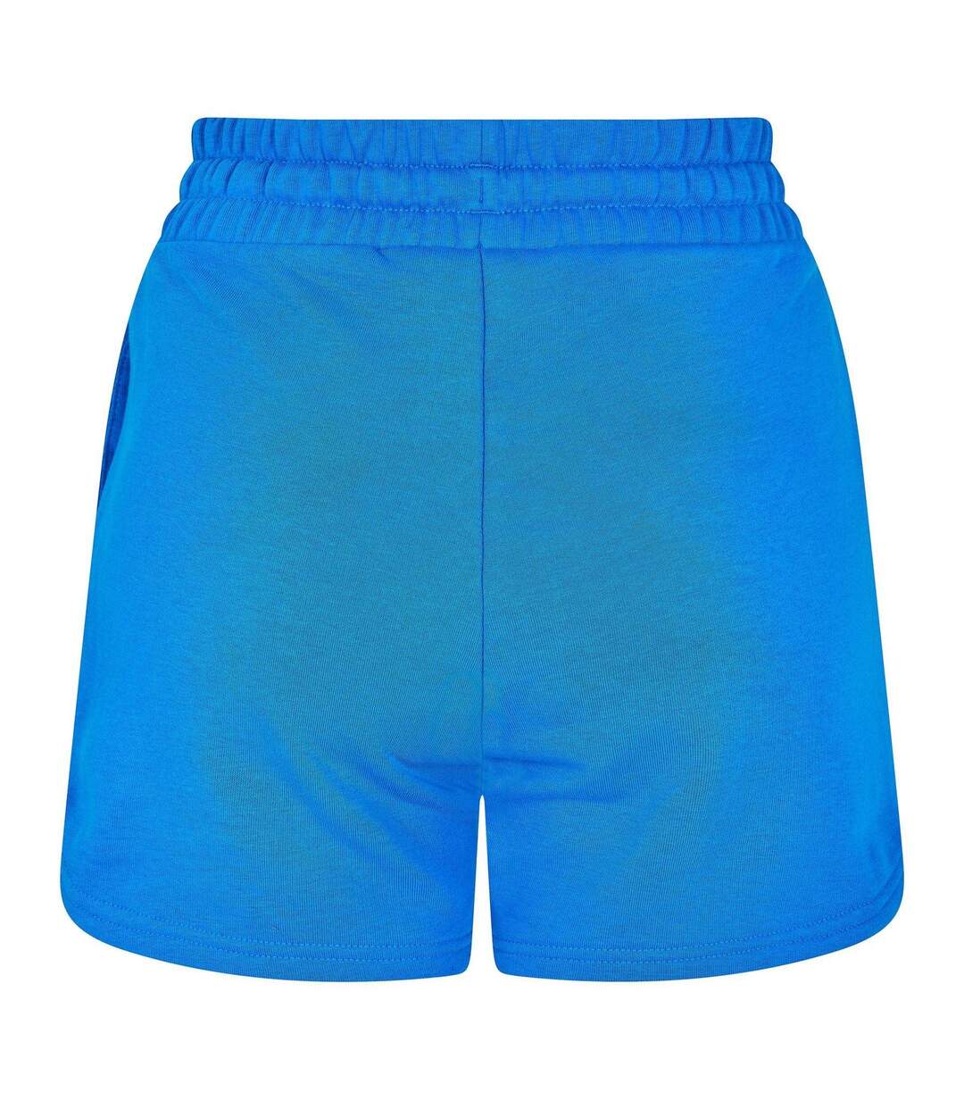 Womens/ladies Fleece Logo Shorts Pebble Grey Puma-2