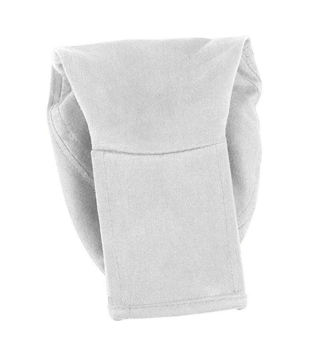 Lot de 2  casquettes légionnaire pliables adulte blanc Result-4