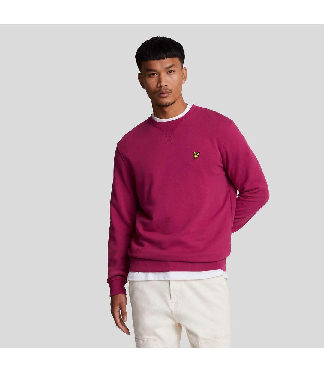 Sweat Homme Bordeaux Lyle & Scott-1