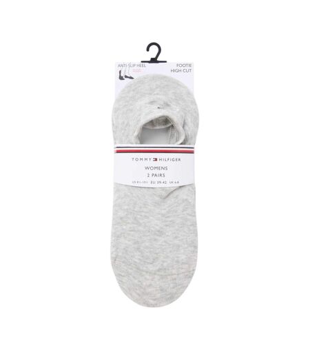 Socquettes Femme Gris Chiné Tommy Hilfiger